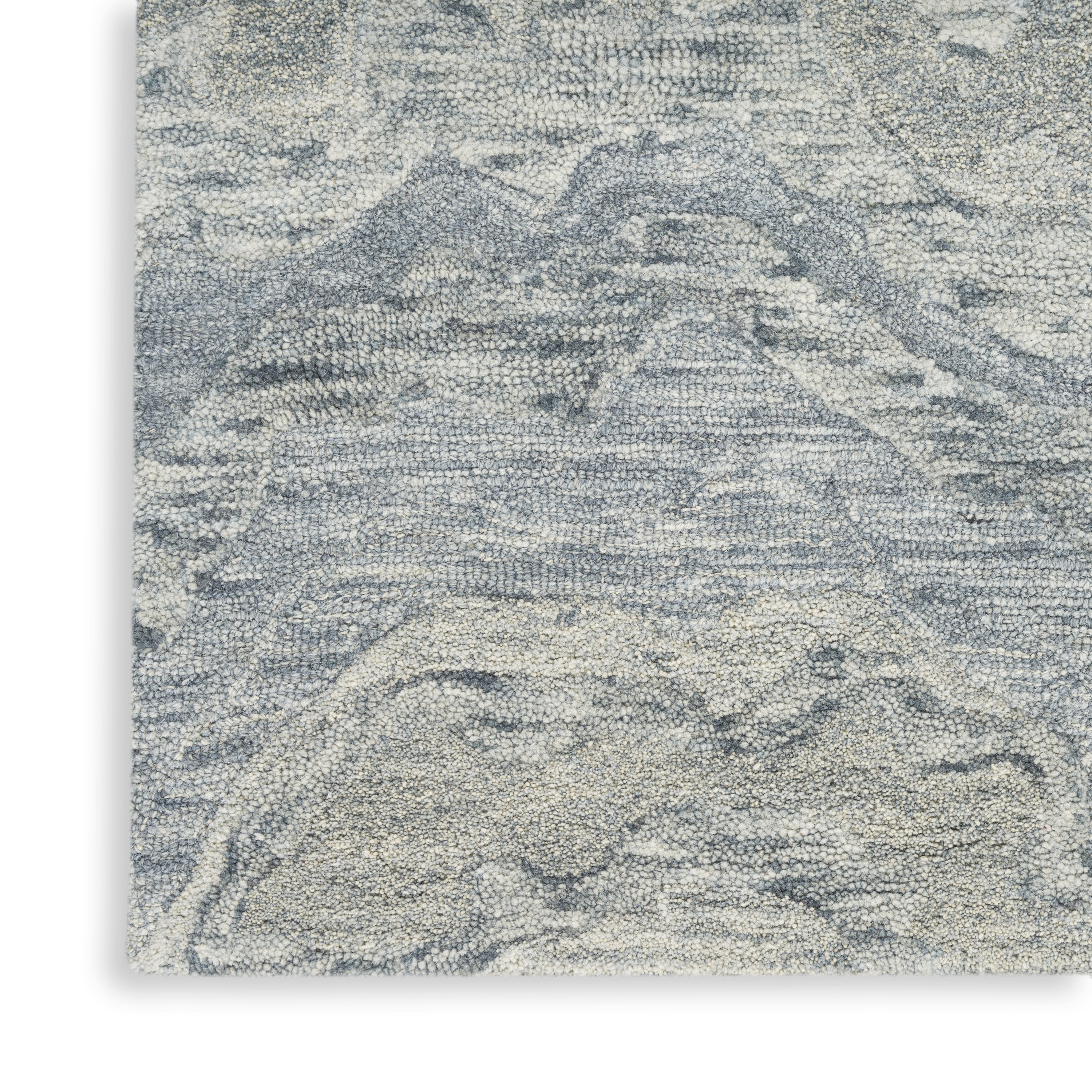 Nourison Graceful 3'9" x 5'9" Blue Modern Indoor Rug
