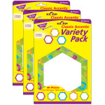 TREND Color Harmony&trade; Hexa-swirls Classic Accents&reg; Variety Pack, 36 Per Pack, 3 Packs T-10677-3