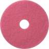 Hillyard, Trident Flamingo Auto Scrub Round Floor Pad, 18", Pink