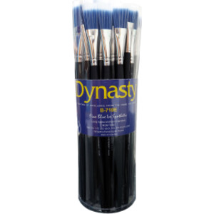 Blue Ice Easel Brush Canister, 60 Brushes