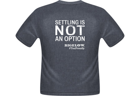 Front of Bigelow Tea Shirt