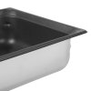 Full-size 4-inch-deep Super Pan 3® stainless steel steam table pan with Steel Coat x3™ nonstick coating