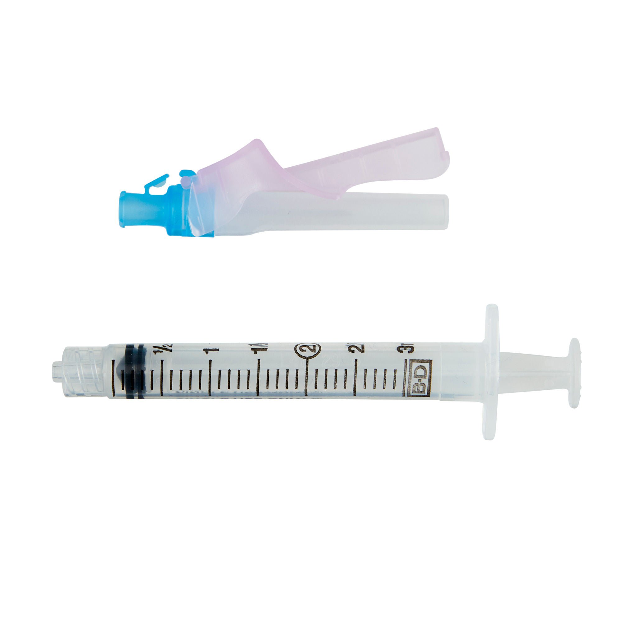 Eclipse™ 3 mL Syringe with Hypodermic Needle, 23 Gauge, 1 Inch