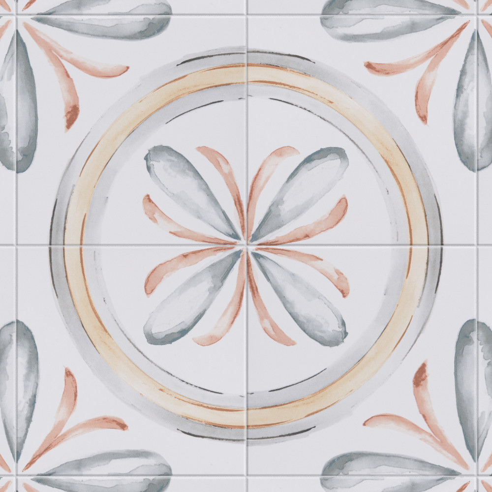 Sample – Saint Germain Chaud Deco Rivette Porcelain Floor and Wall Tile