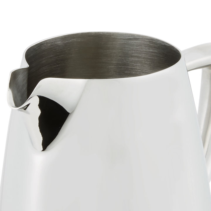 9-ounce Triennium™ stainless steel open creamer in mirror finish