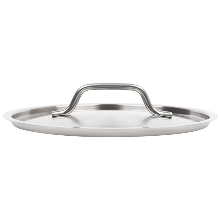 8-inch Optio™ flat stainless steel cover