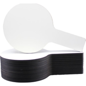 Mini Dry Erase Answer Paddles, 5" x 9", Class Pack of 12