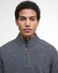 Talder Half-Zip Jumper Charcoal
