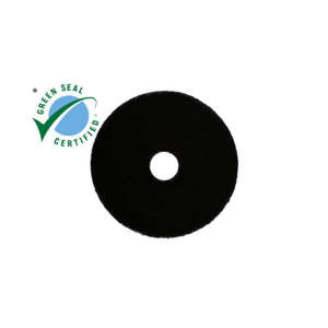 3M,  High Productivity Strip 7300 Round Floor Pad, 20", Black