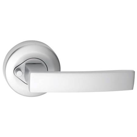 Valor Series Angular Round Rose Privacy Lever Set