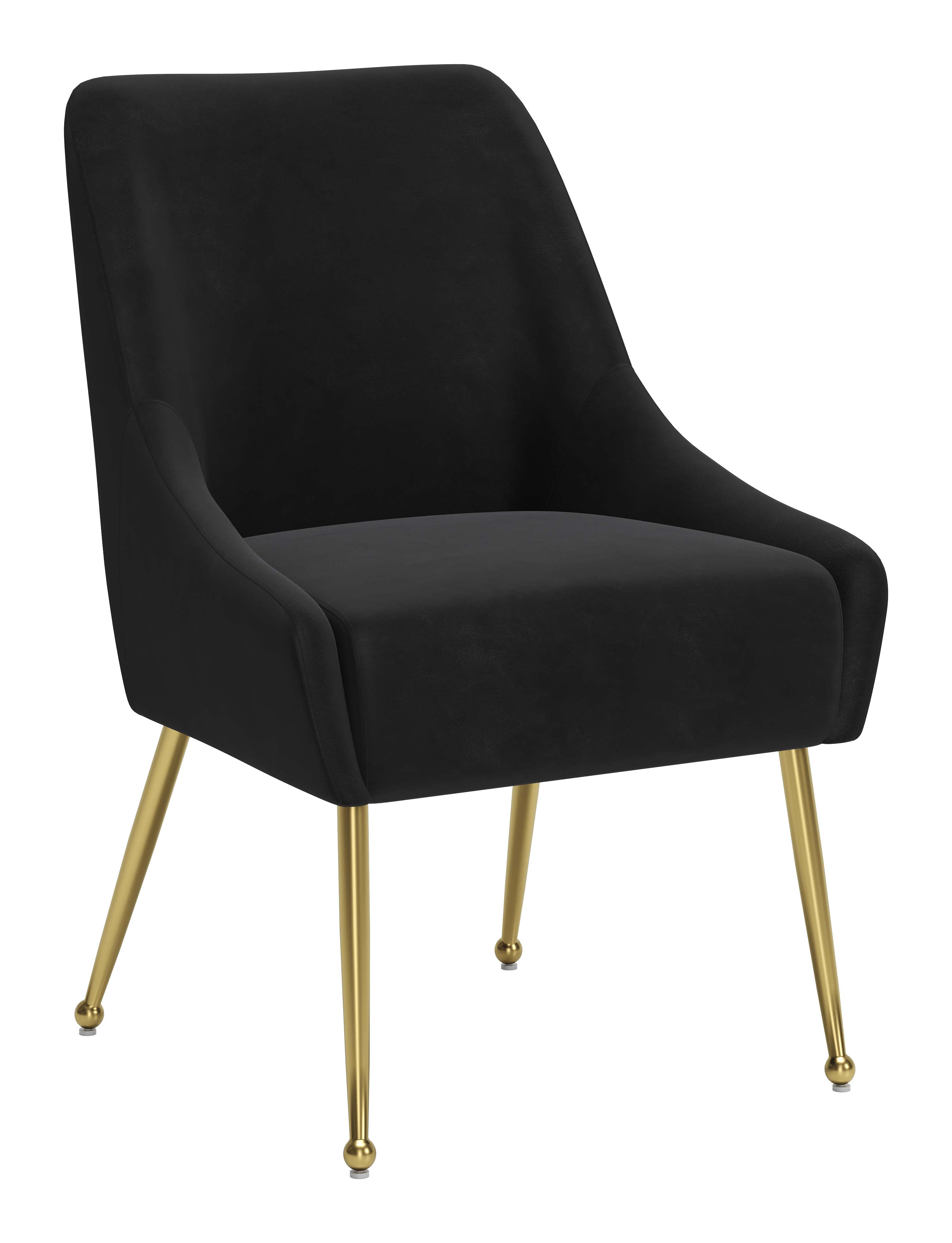 Maxine Dining Chair Black & Gold product image