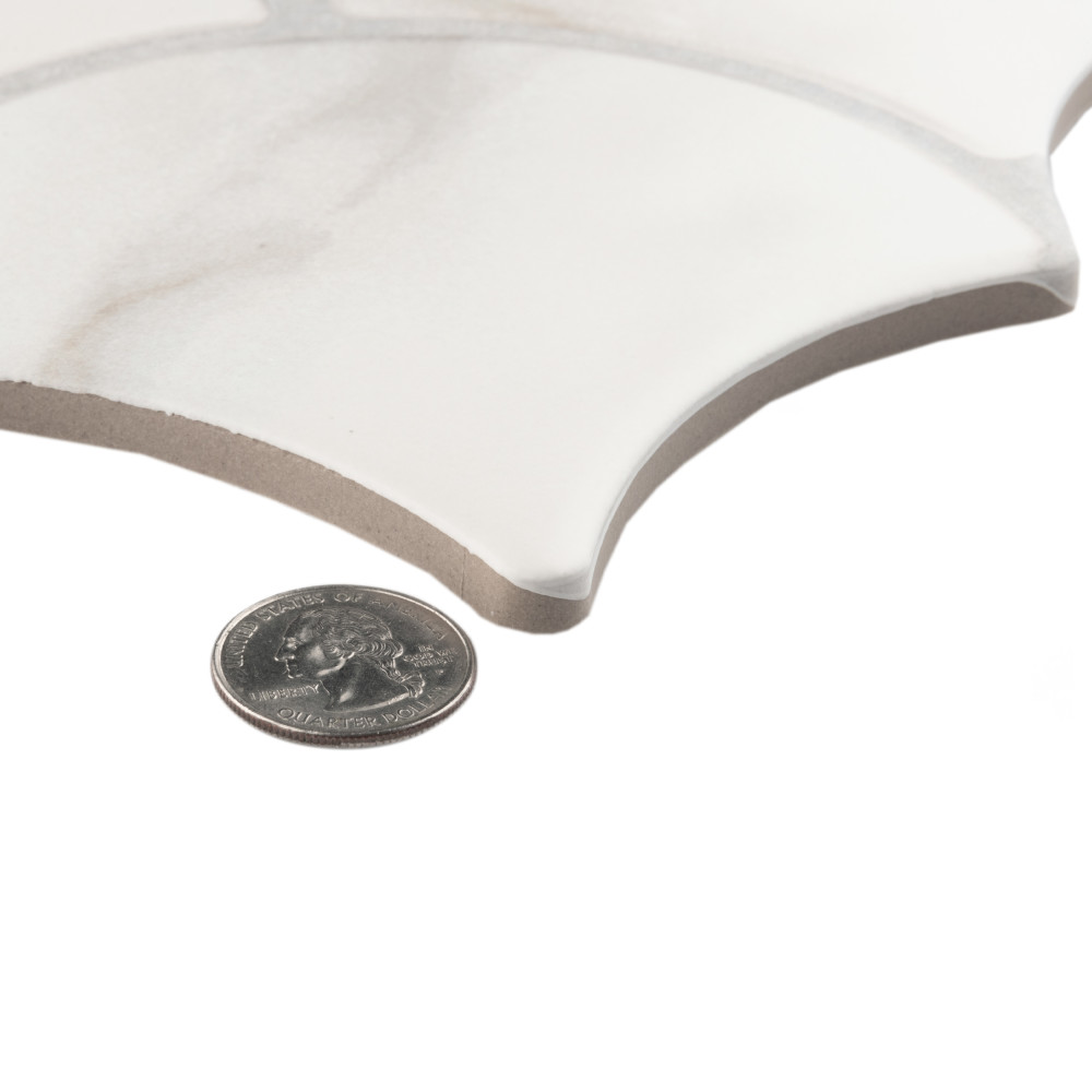 Scala Statuario 12-1/8 in. x 12-1/8 in. Porcelain Floor and Wall Tile