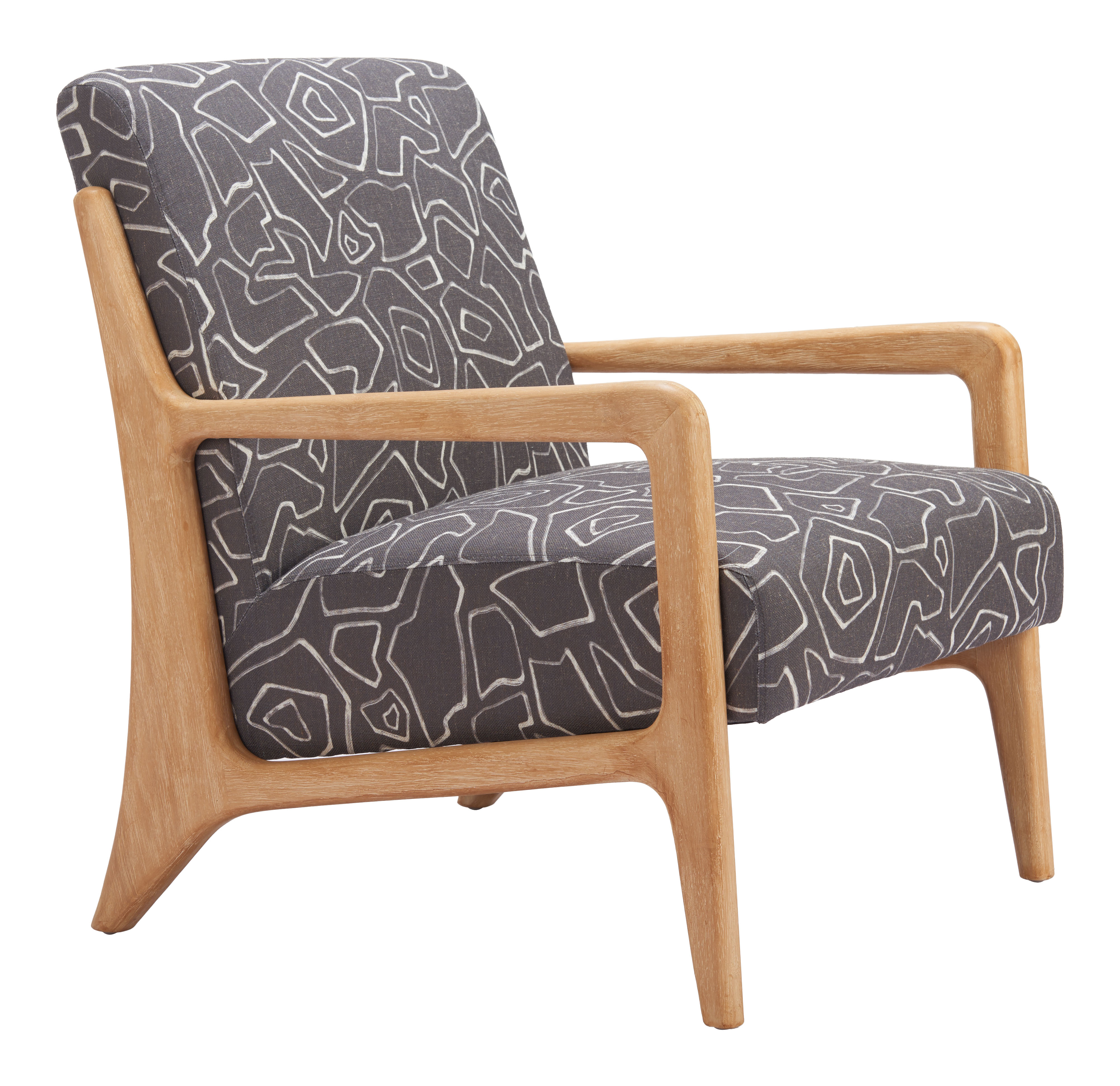 Runa Accent Chair Gray & Natural product image