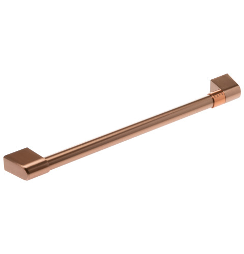 DOOR HANDLE W/ CAFE BAND - BRUSHED COPPER