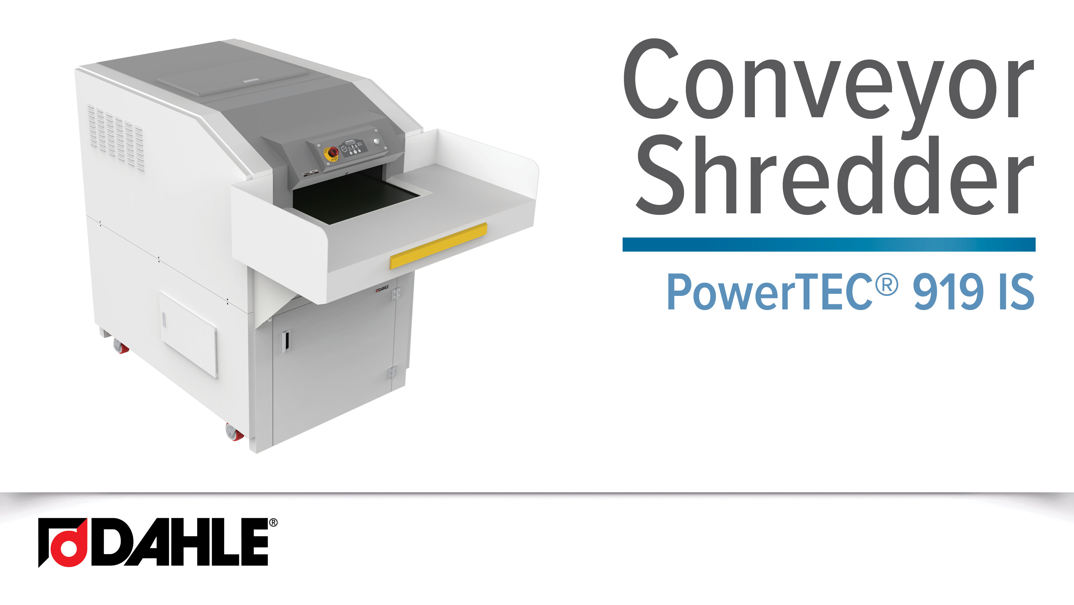 Dahle PowerTEC® 929 IS Conveyor Shredder Video