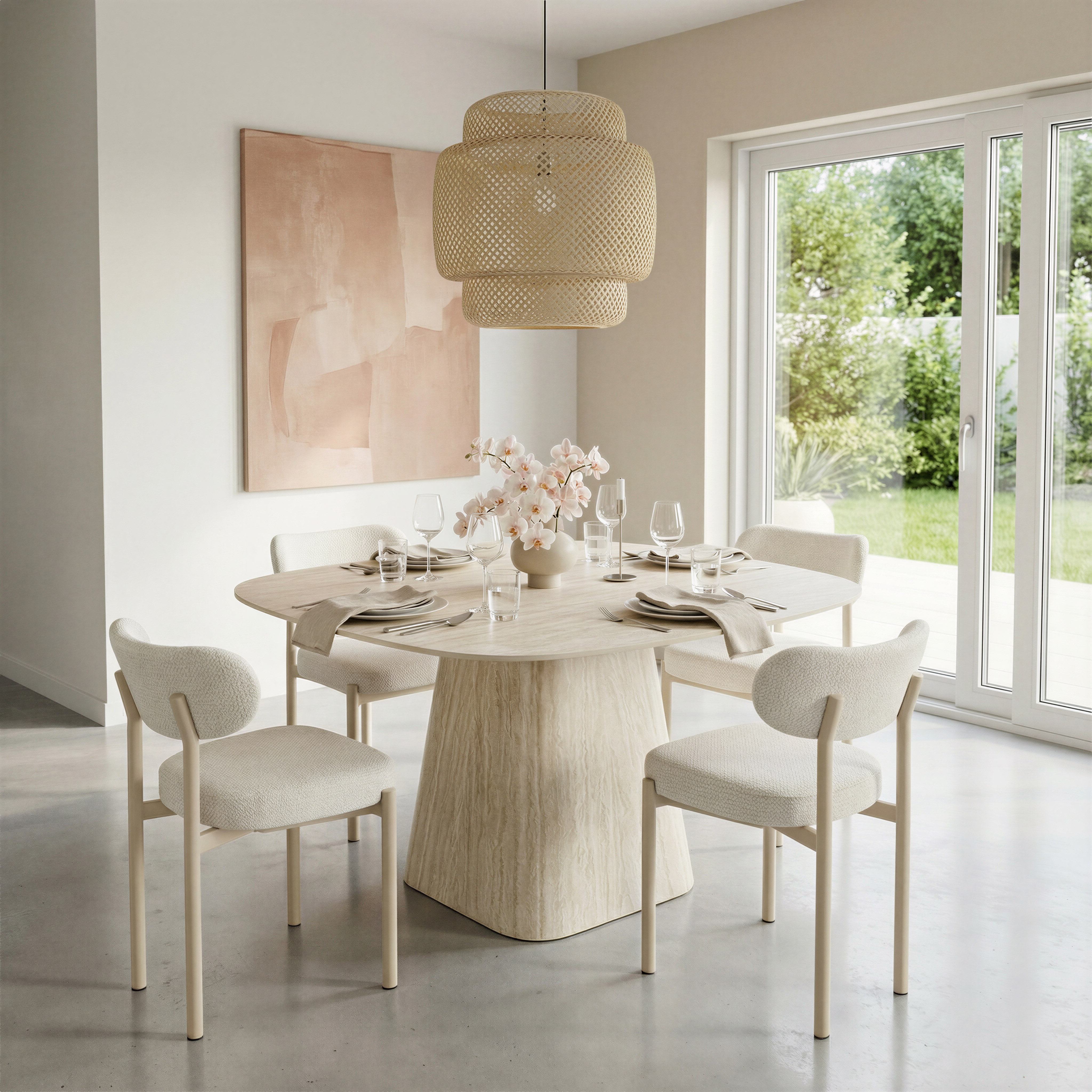 Aurea Dining Chair (Set of 4) Light Gray product image