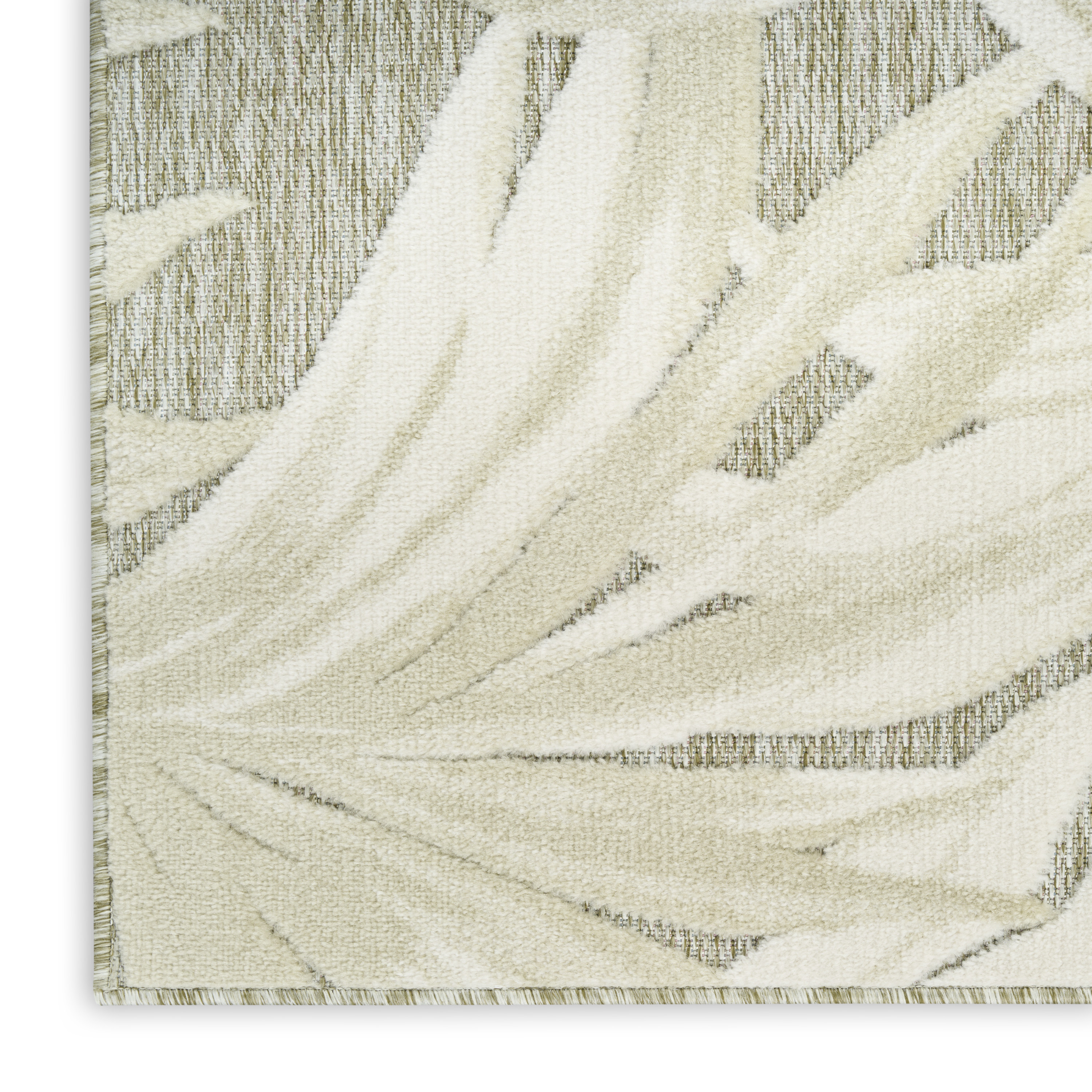 Nourison Aloha 7'10" x 10'6" Ivory Sage Modern Rug