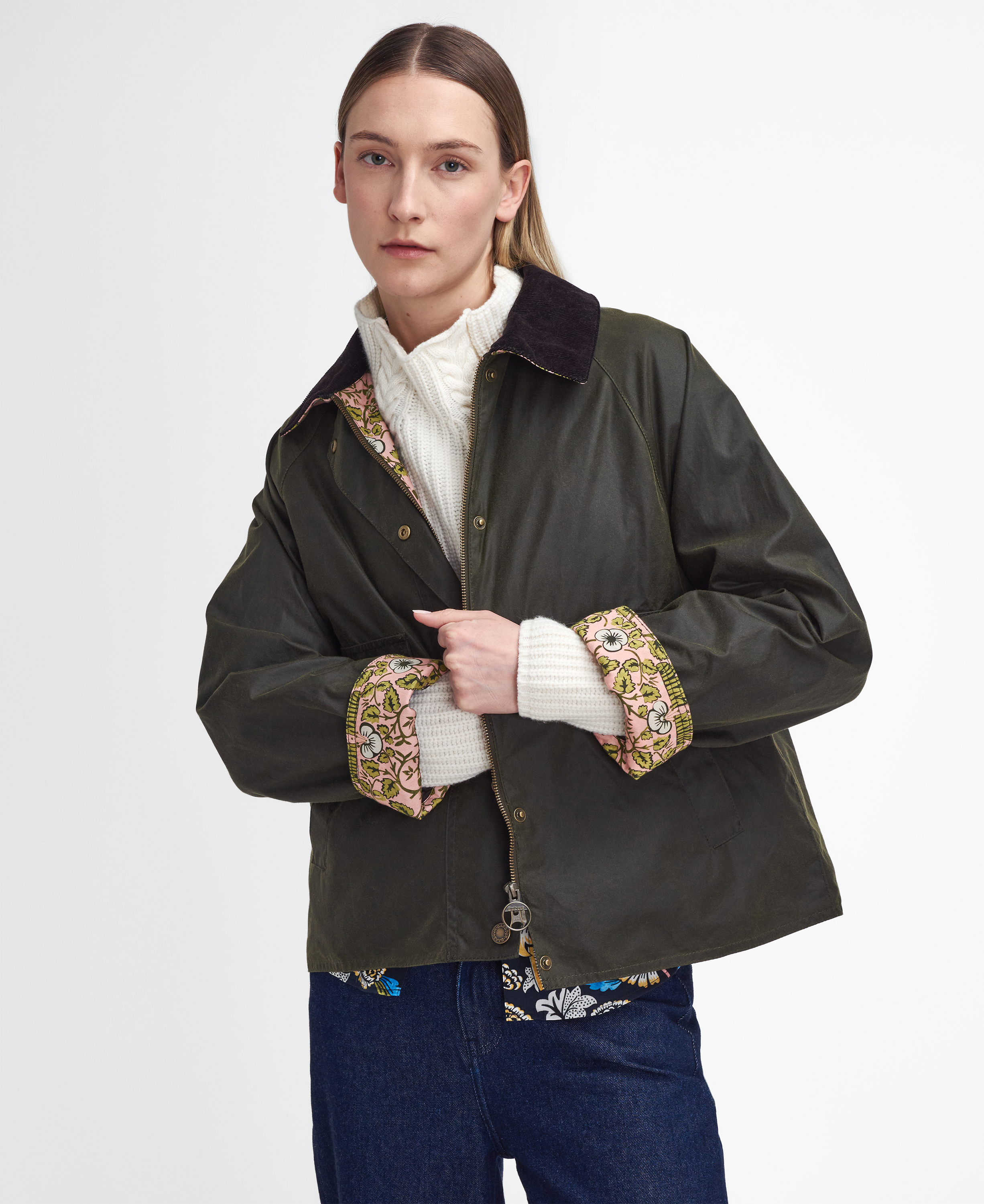 Barbour x William Morris Gallery Rendall Waxed Jacket image number 0