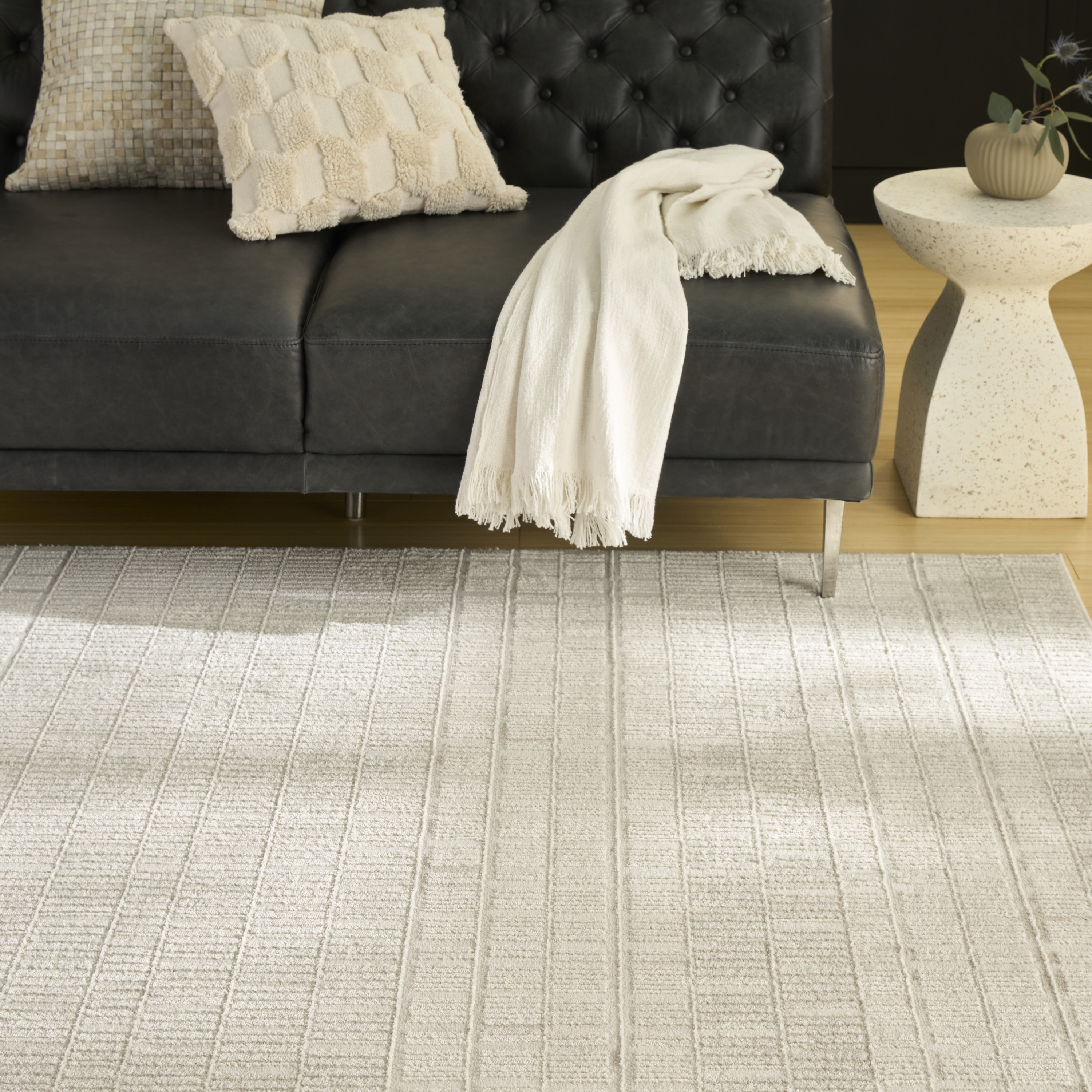Nourison Nordic 6' x 9' Ivory Modern Indoor Rug