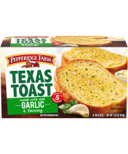 of an 11.25 ounce package Pepperidge Farm® Garlic Texas Toast(6 slices), thawed and diced