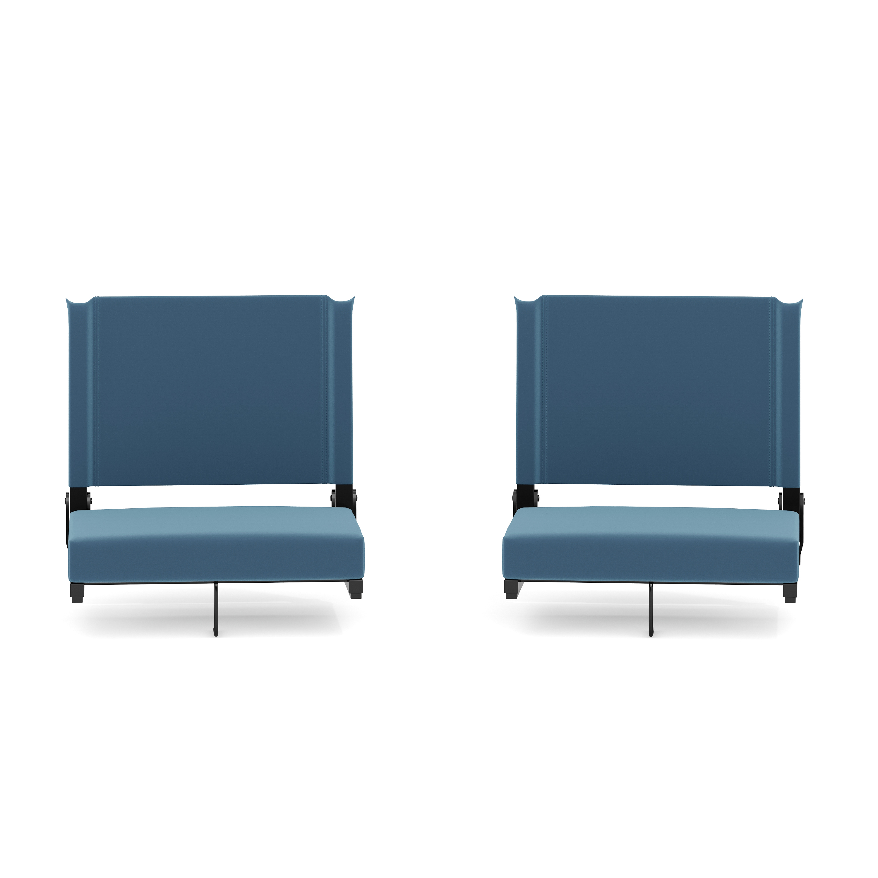 Juego de 2.500 lb. Silla de estadio ligera clasificada con asiento ultra acolchado, azul marino... - Imagen 145 de 175