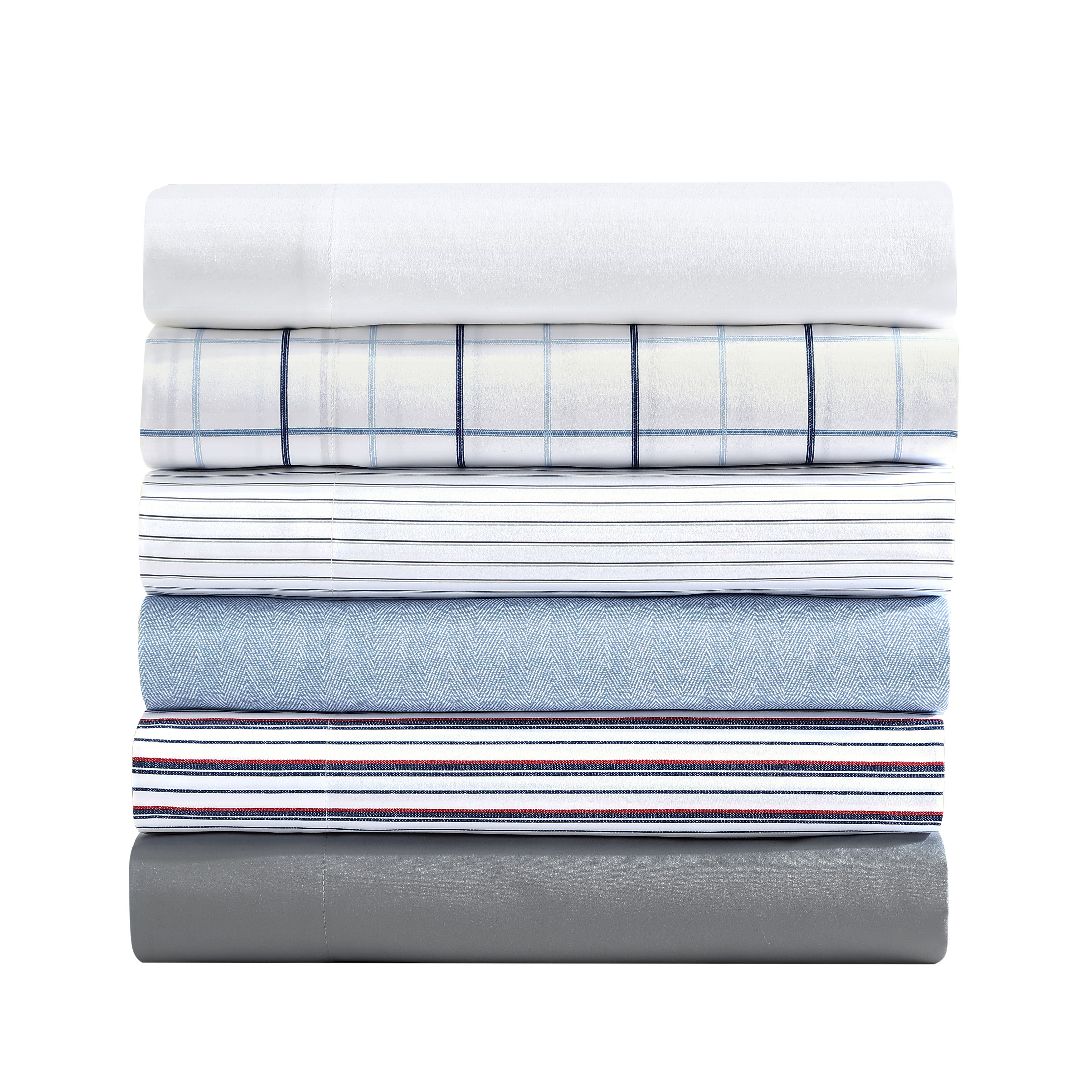 Nautica Cloyster Cotton Blue 3 Piece Sheet Set-