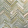 Shibui Verte 1×4 Herringbone Mosaic Silk
