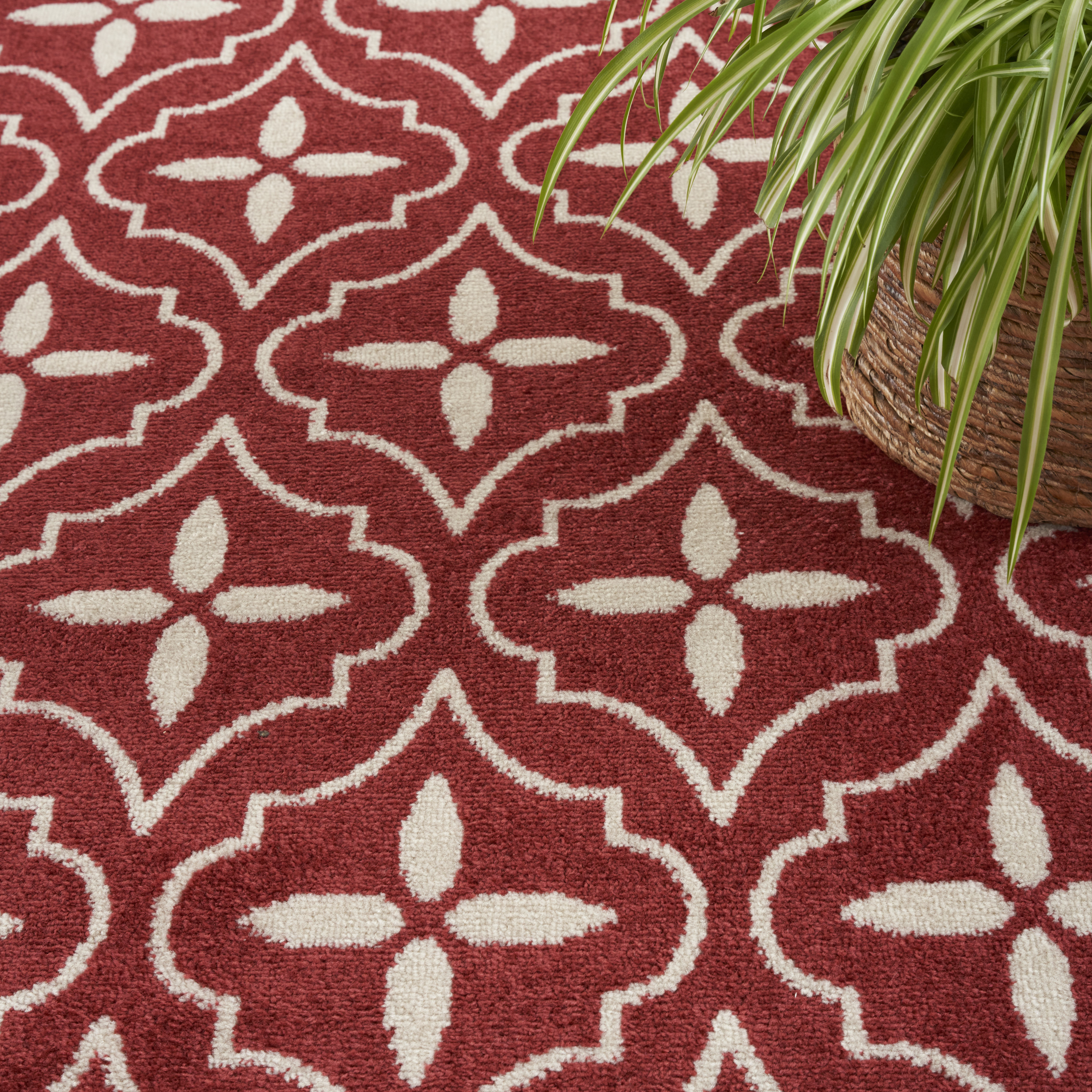 Nourison Nourison Essentials 4' x 6' Brick Ivory Modern Rug