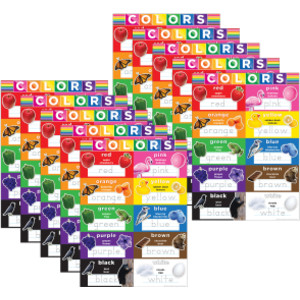 Smart Poly&reg; PosterMat Pals&trade; Space Savers, 13" x 9-1/2", Colors, Pack of 10