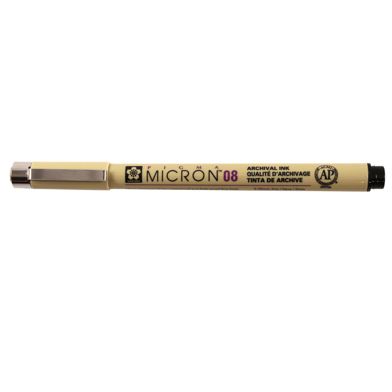 Pigma Micron Pen, Black, 0.50mm Size 08