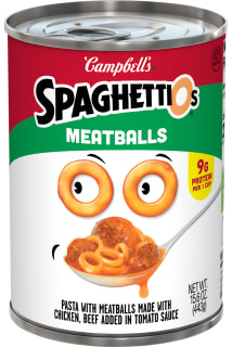 Canned Pasta with Meatballs