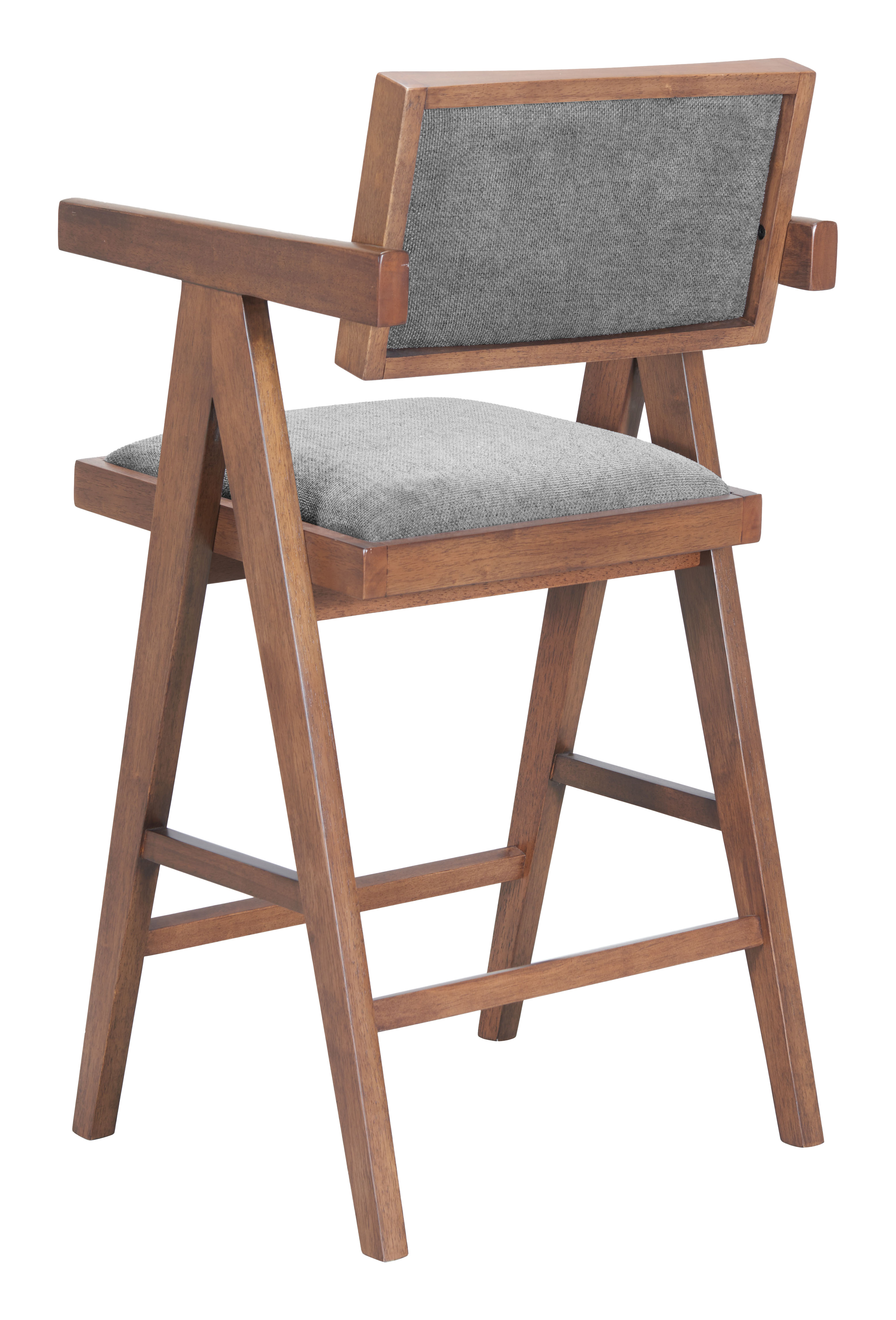 Delhi Counter Stool (Set of 2) Gray & Walnut product image