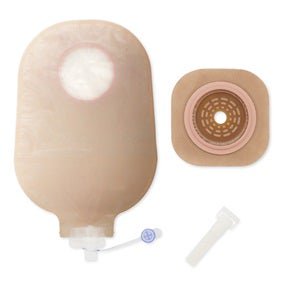 New Image™ Two-Piece Urostomy Pouch, Cut to Fit Stomas up to 57 mm, Blue Match