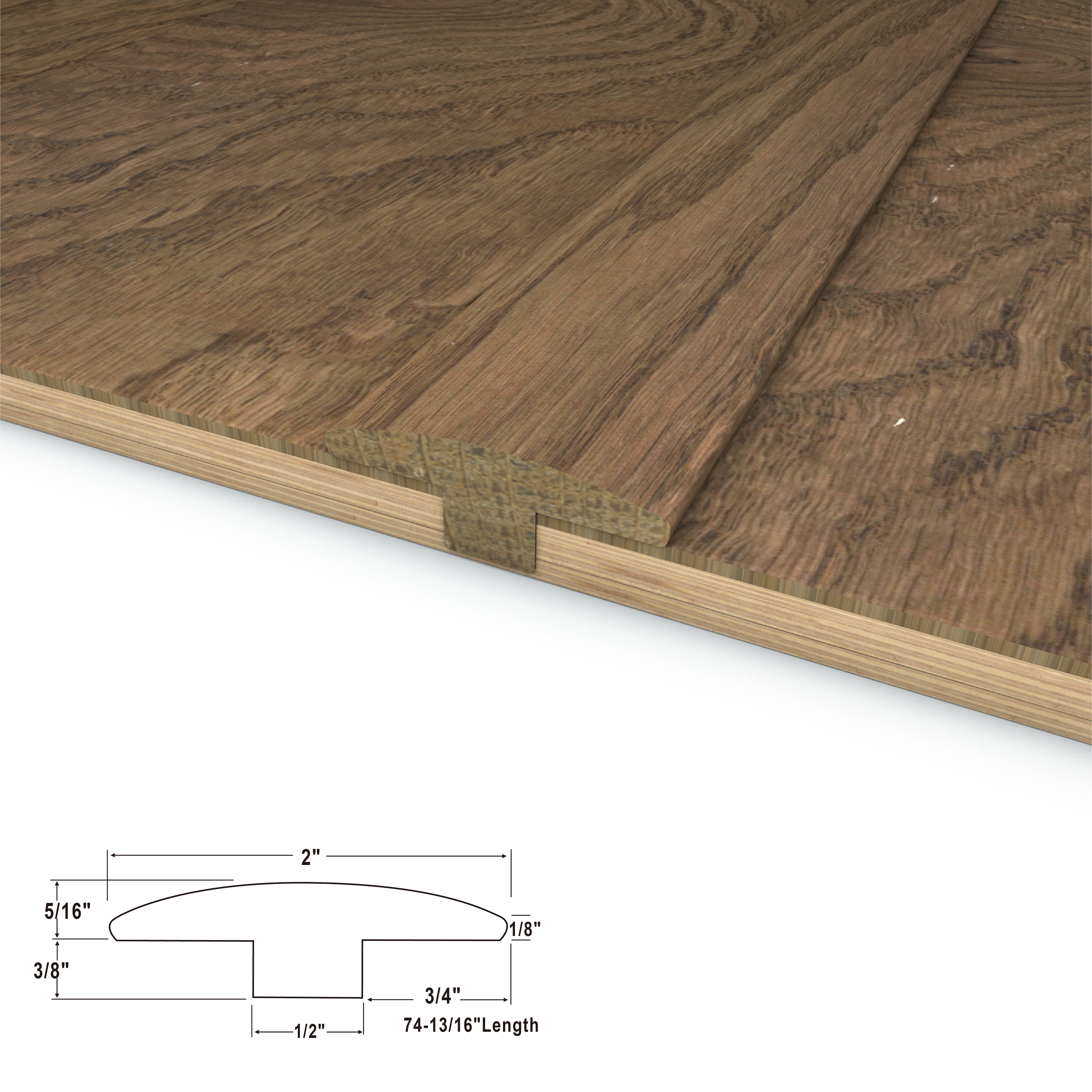 Cava Cove Cali Hardwoods T-Mold view 3