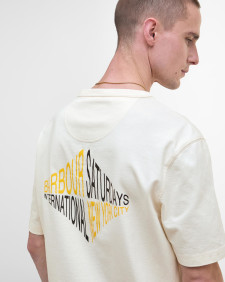 Barbour International x Saturdays NYC Graphic T-Shirt Whisper White