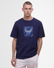 Camo Ikat T-Shirt Midnight Blue