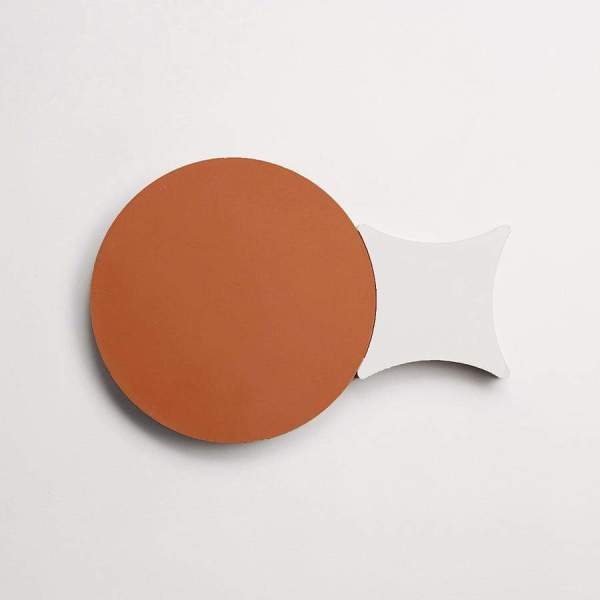 cement: pavimenti act I | sofia circle + losange | matte | flowerpot + white | sample