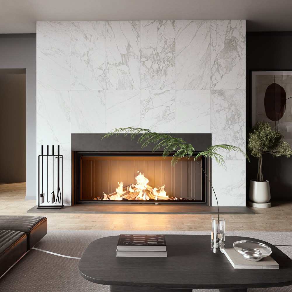 Reve Blanc 23-1/2 in. x 47-1/8 in. Porcelain Floor and Wall Tile