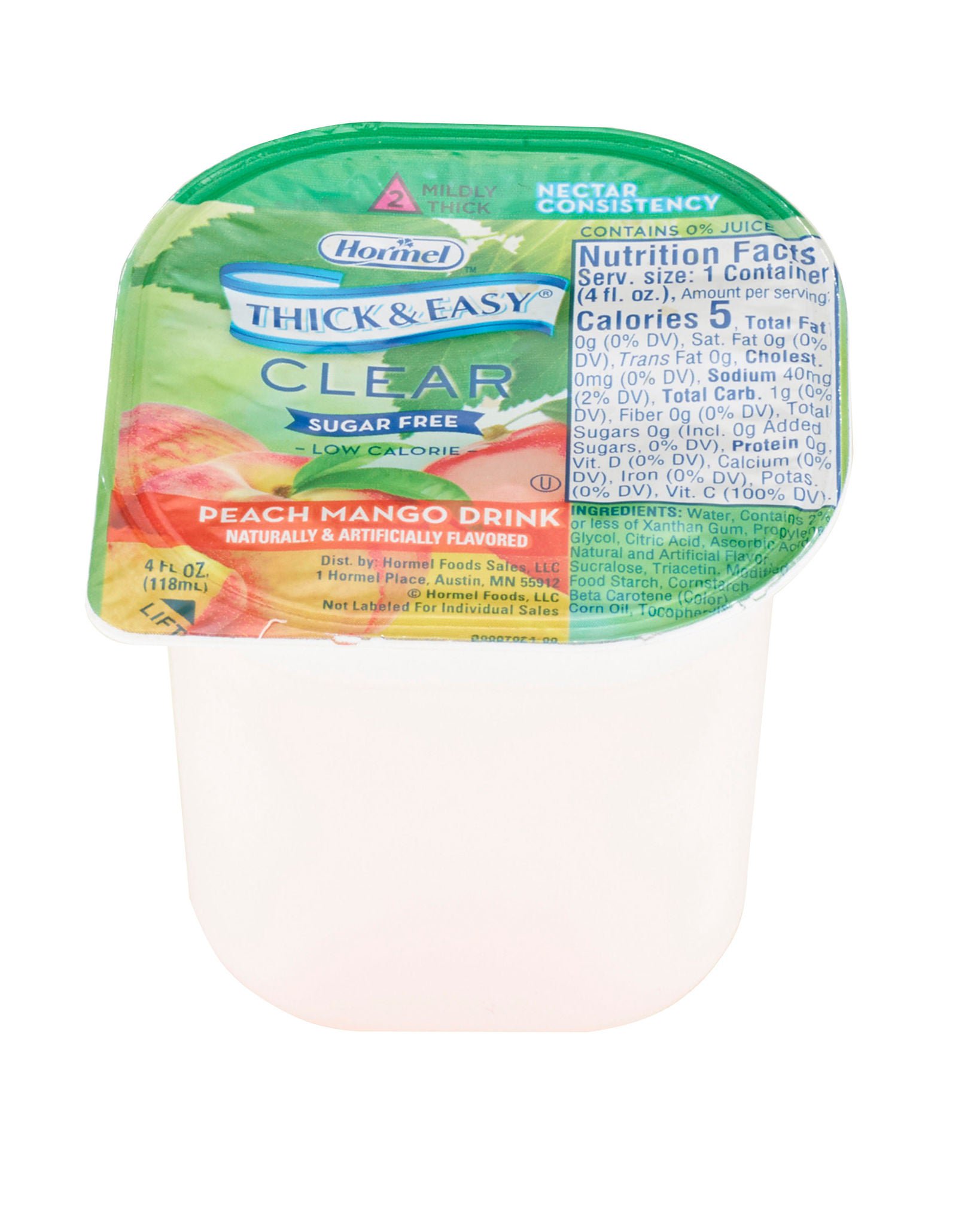 Thick & Easy® Clear Nectar Consistency Sugar-Free Peach Mango Thickened Beverage
