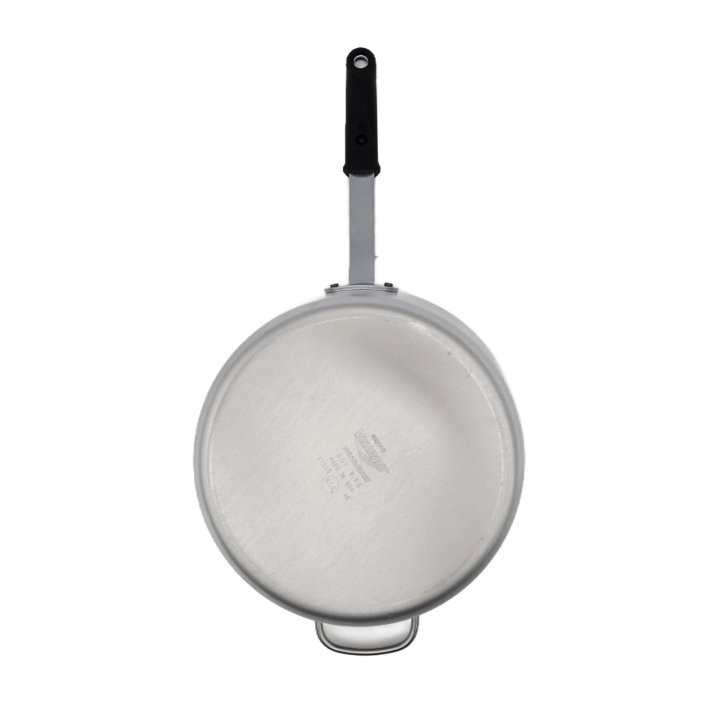 10-quart Wear-Ever® tapered aluminum saucepan with SteelCoat x3™ nonstick coating and silicone handle