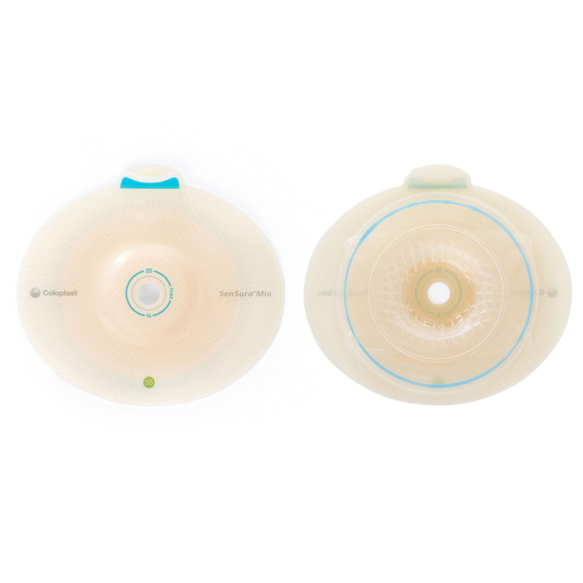 SenSura® Mio Flex Convex Light Ostomy Barrier, Trim to Fit 15 – 30 mm, Red Match