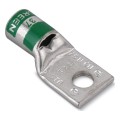 Color-Keyed® Blank Tongue Lug Copper Silver Plated 35kV 4/0 AWG Purple