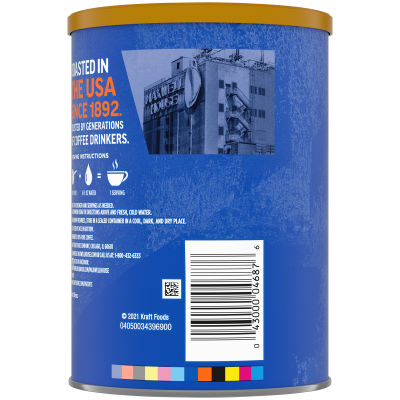 Maxwell House Dark Roast Ground Coffee 10.5 oz Canister