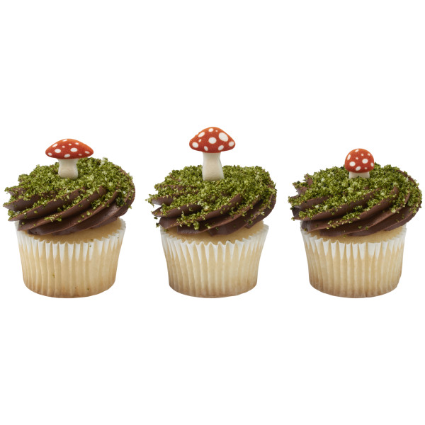 Mushrooms - Red 3 Free Dec-Ons® Decorations