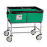 R&B Wire, Full Sewn Elevated Vinyl Basket Truck, 3 Bushel, Forest Green