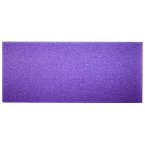 Square Scrub, Diamond Plus, Purple, 5.25"x10.5" Rectangle Floor Pad