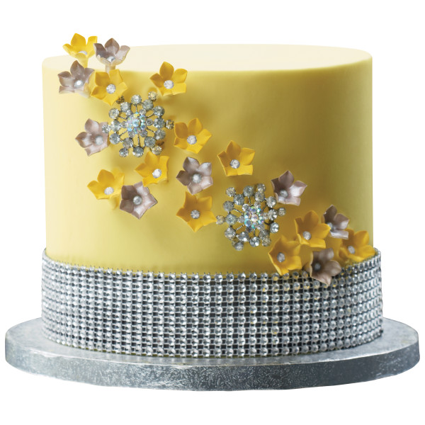 Diamante .75" Gum Paste Flowers