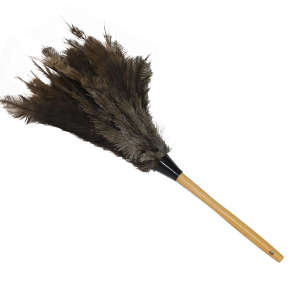 Impact, Economy 23" Ostrich Feather Duster, Ostrich Feather, Brown/Gray, 15 in