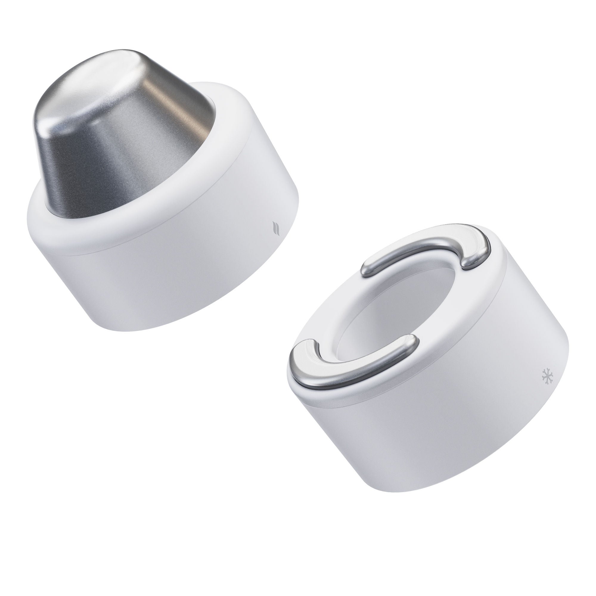 Therabody TheraFace Pro Hot and Cold Therapy Rings, White