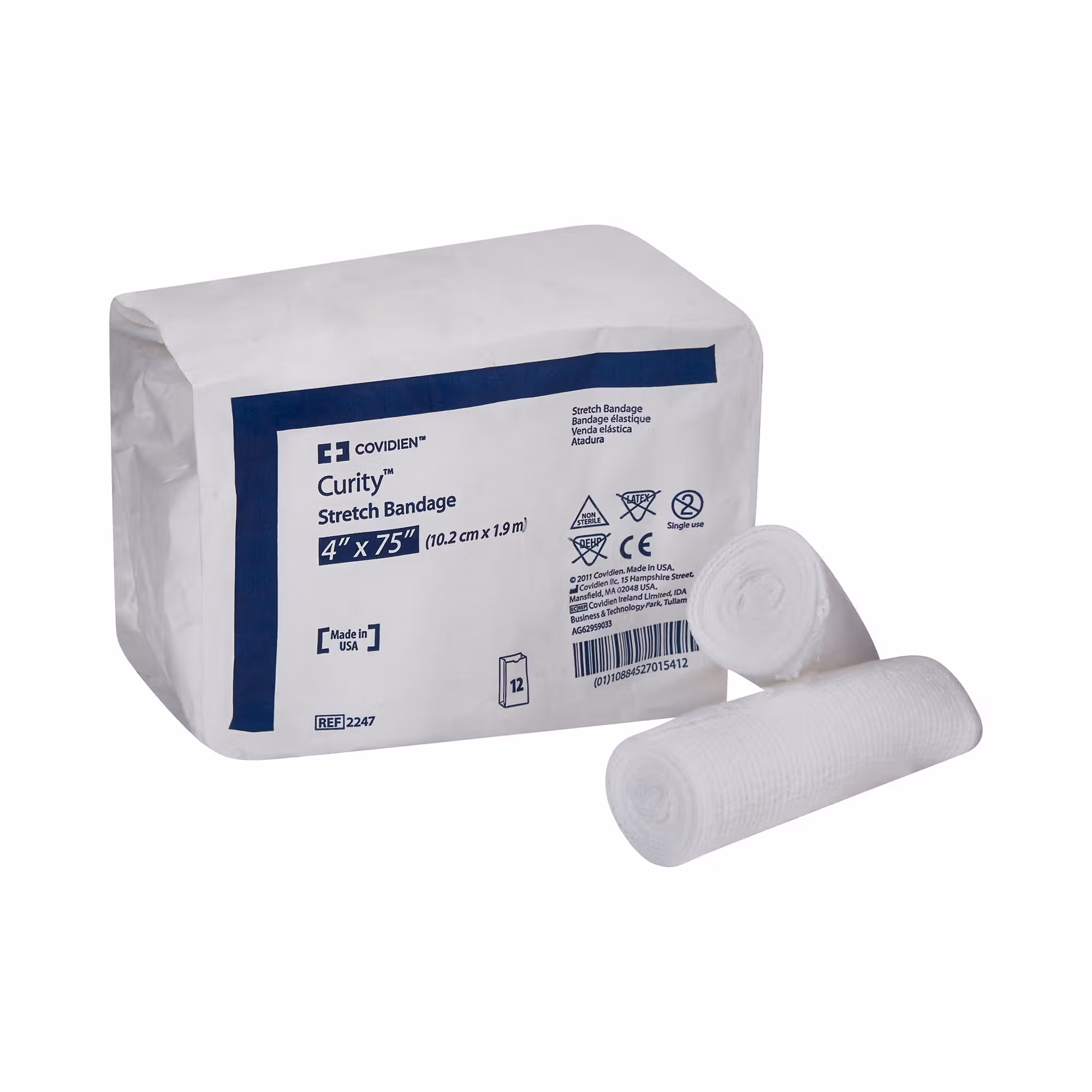 Curity™ Conforming Bandage, 4 x 75 Inch, One-Ply